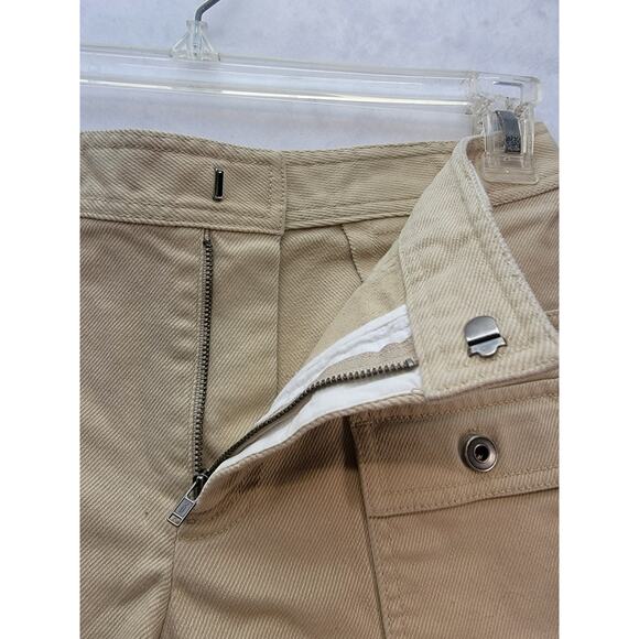 J. Crew Women's Khaki 3" Midrise Shorts Size 4 - Picture 3 of 11